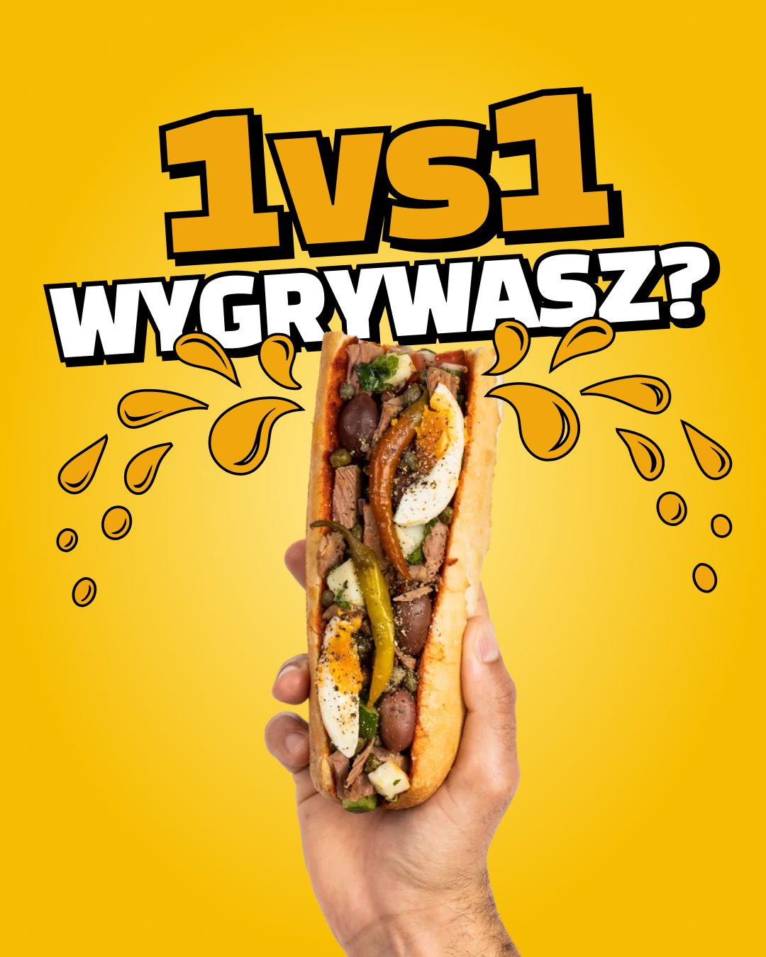 Grafika angażująca GRYZ: 1 vs 1, wygrywasz